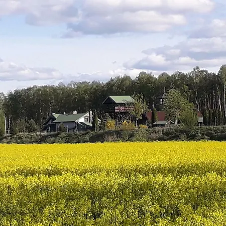 Dom Nad Stawem Przy Lesie Burkat