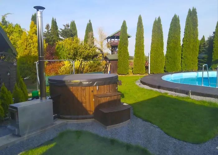 Apartment Dom Nad Stawem Przy Lesie Burkat