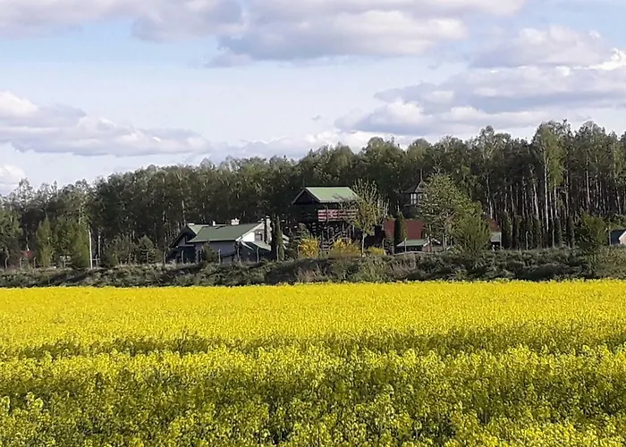 Dom Nad Stawem Przy Lesie Burkat